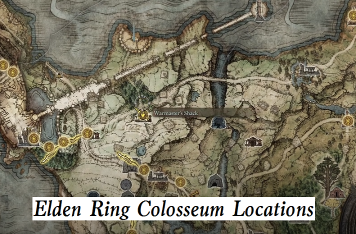 Elden Ring Colosseum Locations