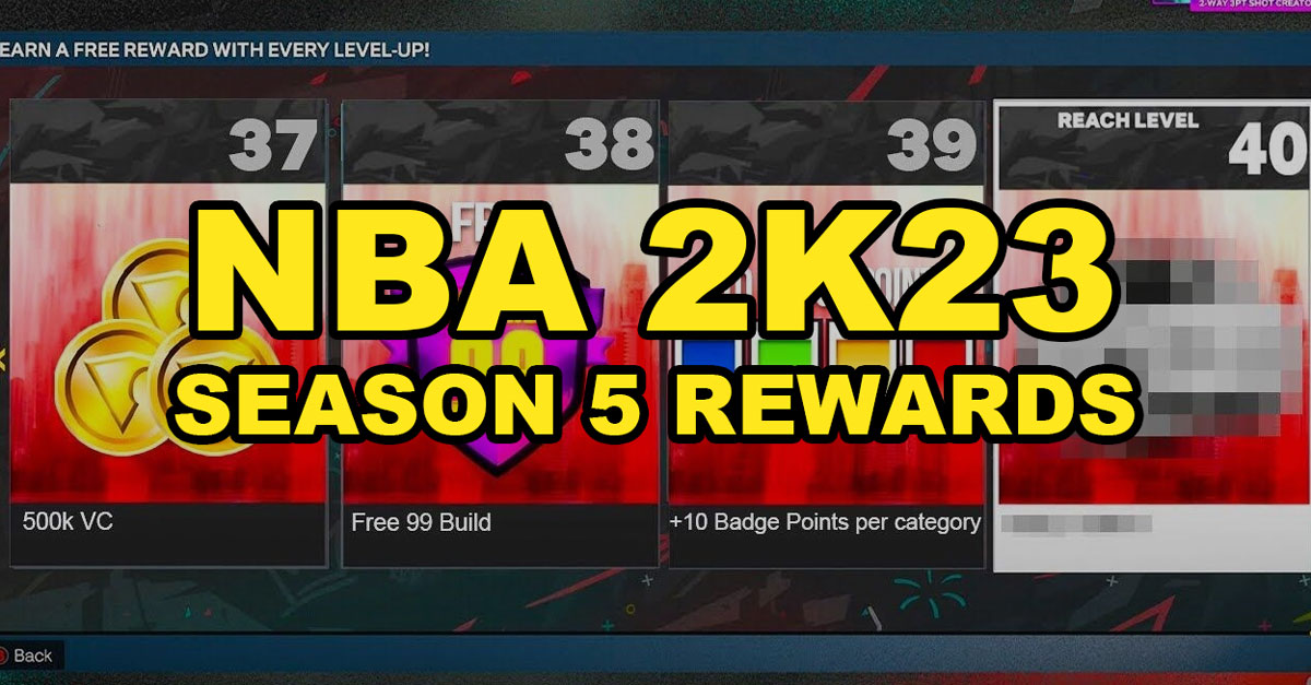 NBA 2K23 Season 5 Rewards