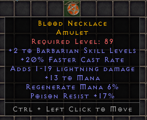 Blood Necklace[ID:1668729981]