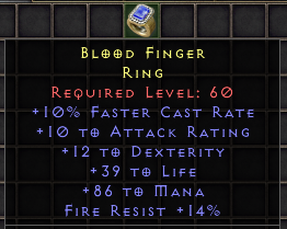 Blood Finger[ID:1670976520]