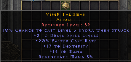 Viper Talisman[ID:1672444817]