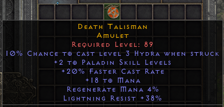 Death Talisman[ID:1673138868]