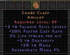 Chaos Clasp[ID:1674435878]