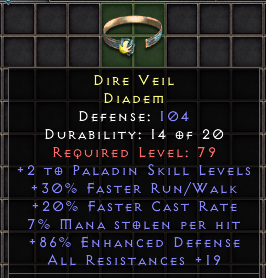 Dire Veil[ID:1675133478]