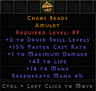 Chaos Beads[ID:1678285418]