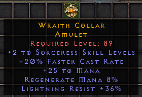Wraith Collar[ID:1678608324]