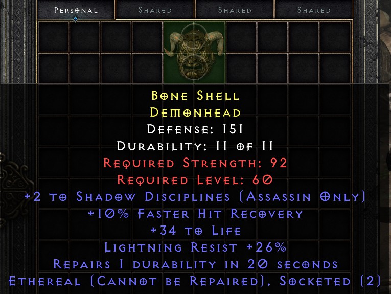 Bone Shell[ID:1679159097]