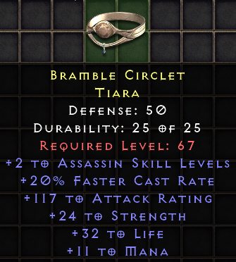 Bramble Circlet[ID:1680185730]