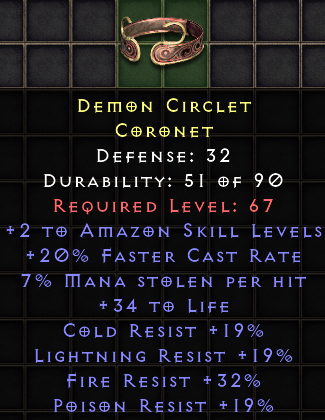 Demon Circlet[ID:1680186261]