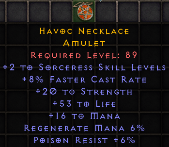 Havoc Necklace[ID:1680416188]