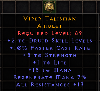 Viper Talisman[ID:1680513544]
