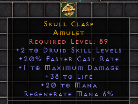 Skull Clasp[ID:1680784101]