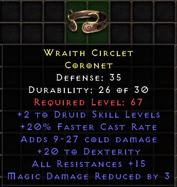 Wraith Circlet[ID:1682394609]