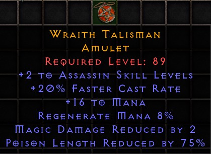 Wraith Talisman[ID:1684700352]