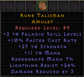 Rune Talisman[ID:1685036369]