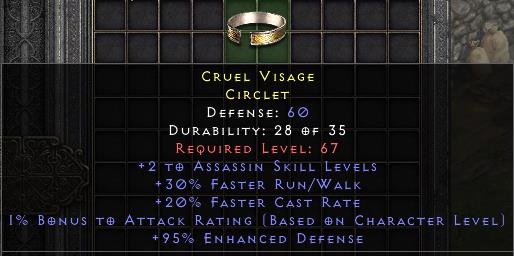 Cruel Visage[ID:16931485672]