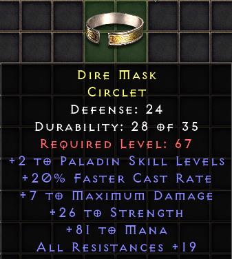 Dire Mask[ID:16989919497]