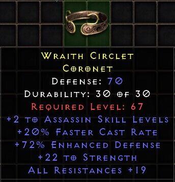 Wraith Circlet[ID:16993178620]