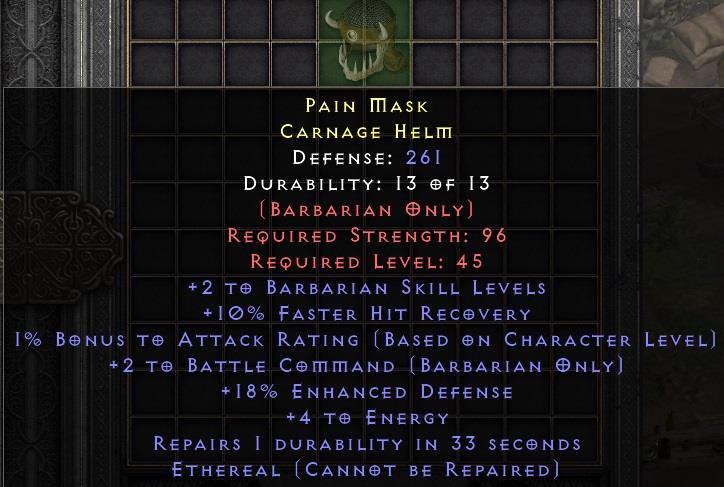 Pain Mask[ID:16996249791]