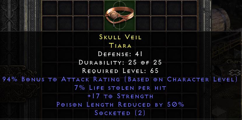 Skull Veil[ID:16996845156]