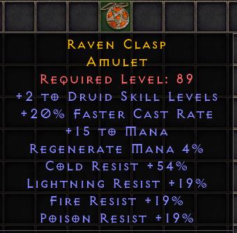 Raven Clasp[ID:17058569424]