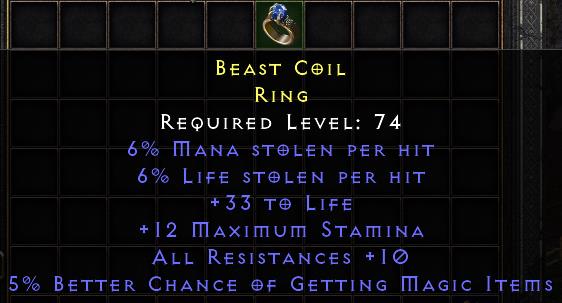 Beast Coil[ID:17105660621]