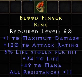 Blood Finger[ID:17110010762]