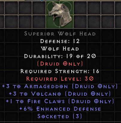 Superior Wolf Head[ID:1749483455731]