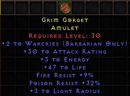Grim Gorget[ID:1751645915425]