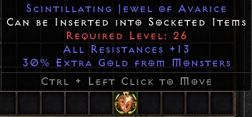 Scintillating Iewel Of Avarice[ID:1752562335741]