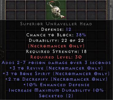 Superior Unraveller Head[ID:1752732537064]