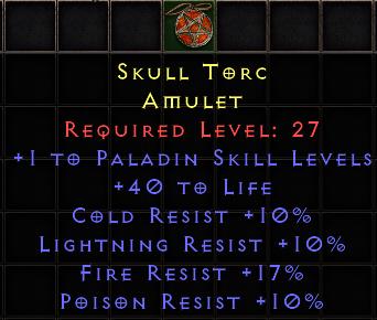 Skull Torc[ID:1754045442844]