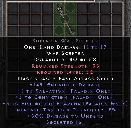 Superior War Scepter[ID:1756915538294]