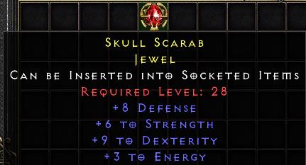 Skull Scarab[ID:1760365452782]