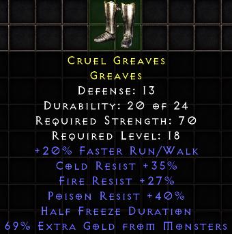 Cruel Greaves[ID:1764669135442]