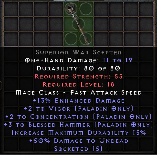 Superior War Scepter[ID:1765993785065]