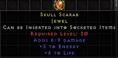 Skull Scarab[ID:1770352049409]