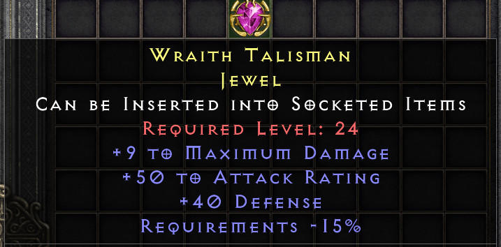 Wraith Talisman[ID:1770996240614]