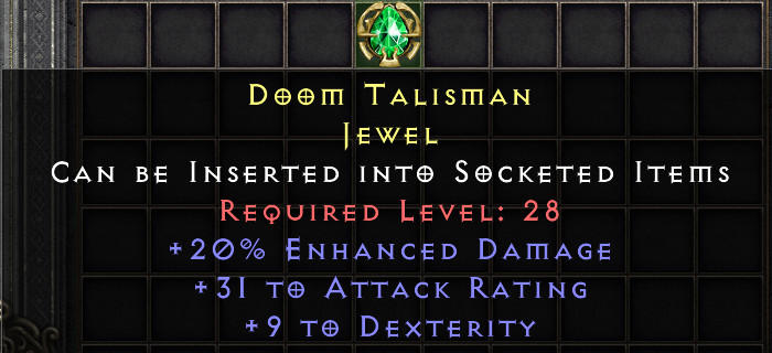 Doomtalisman[ID:1770996800795]