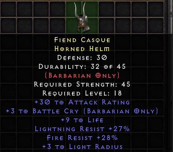 Fiend Casque[ID:1772295668283]