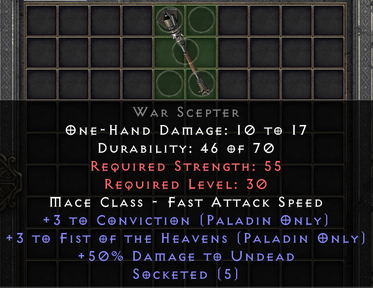 Warscepter[ID:1773165487107]