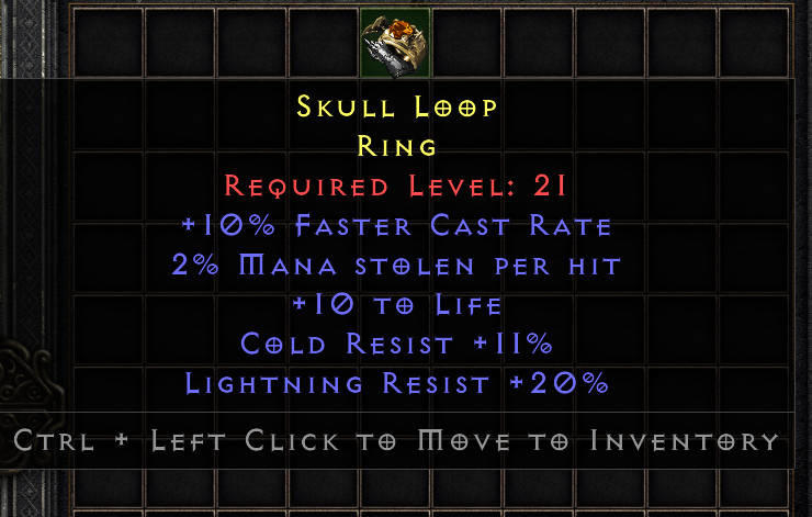 Skull Loop[ID:1773234291170]