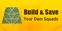 build and save your own FIFA 20 squads
