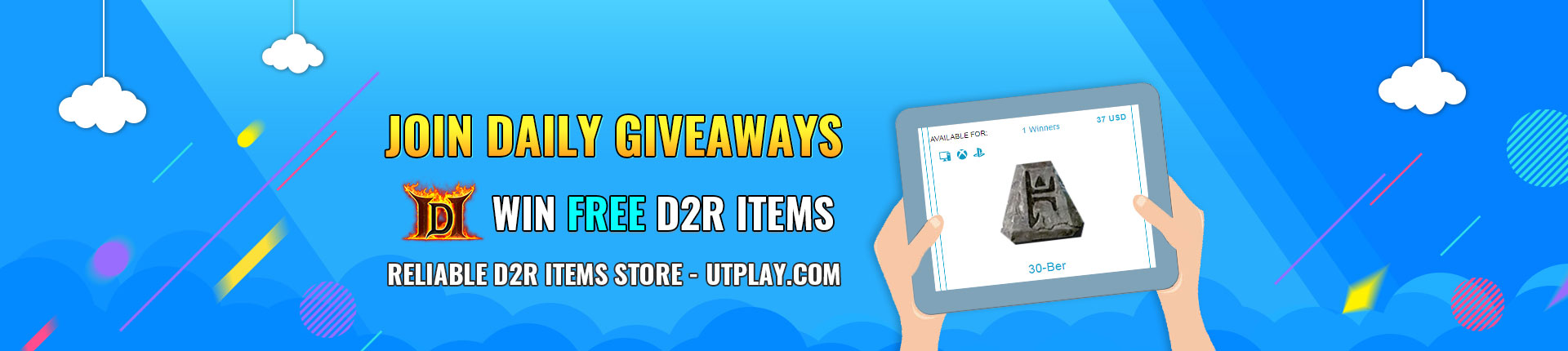 D2R Giveaway & Free Diablo 2 Items Everyday