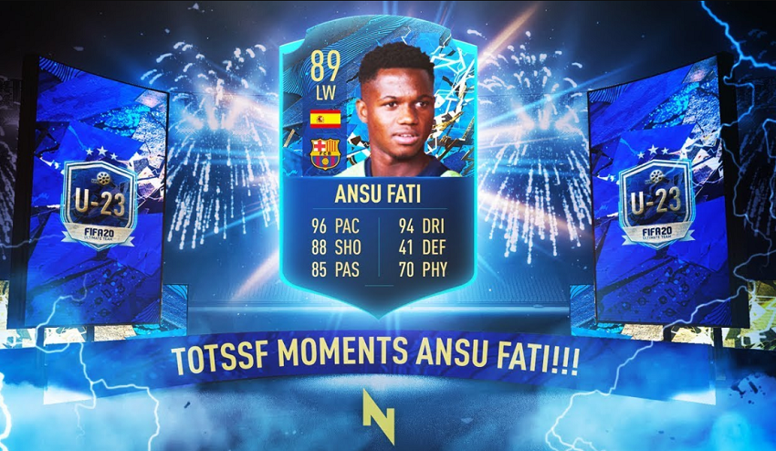 fifa 20 totssf ansu fati sbc cheapest