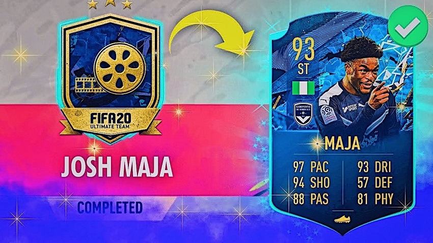 FUT 20 TOTSSF PLAYER MOMENTS JOSH MAJA SBC