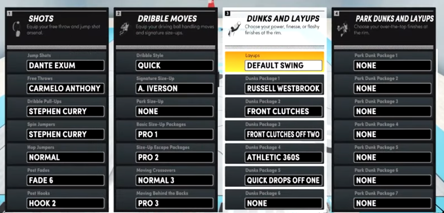 dunks and layups