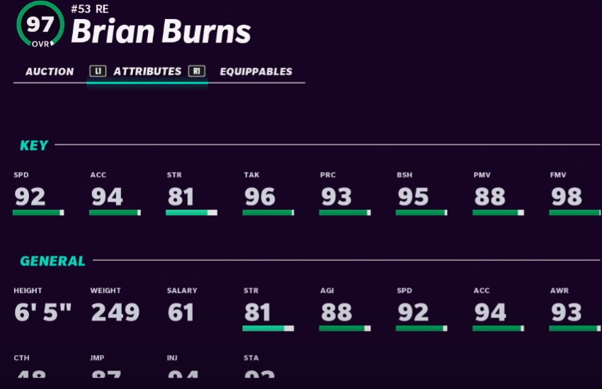 Madden 21 Best MUT Heroes - Brian Burns