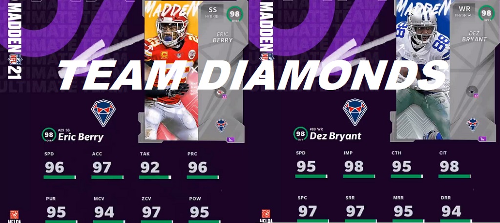 Madden NFL 21 Team Daimonds