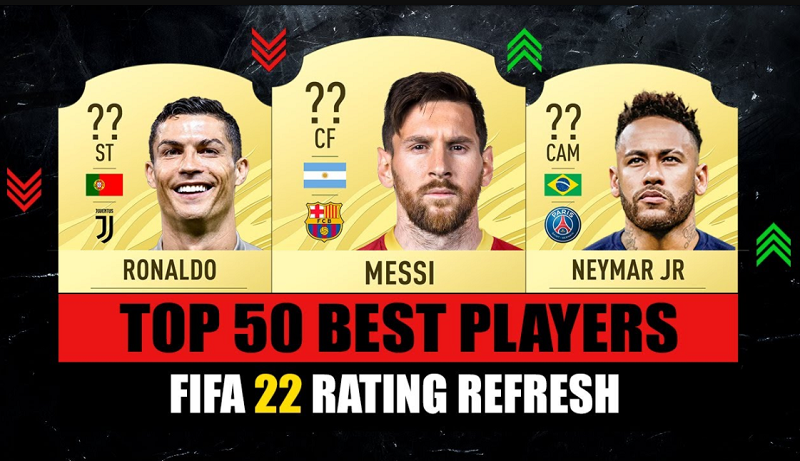FIFA 22 top 50 player ratings